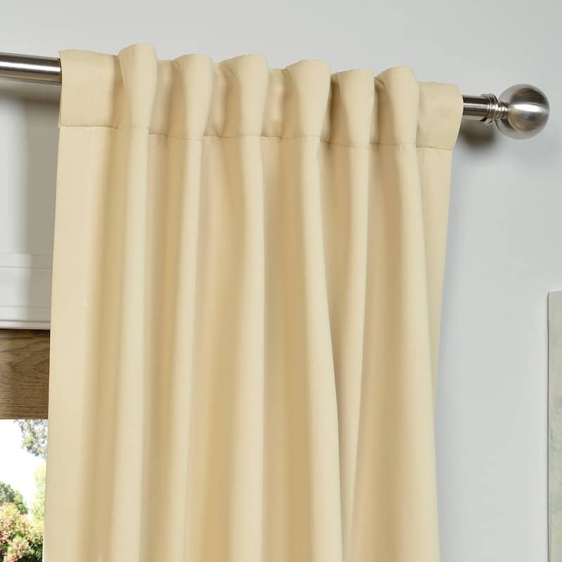 Exclusive Fabrics Room Darkening Curtain Panel Pair 63 inches (2 Panels) - 50 x 63