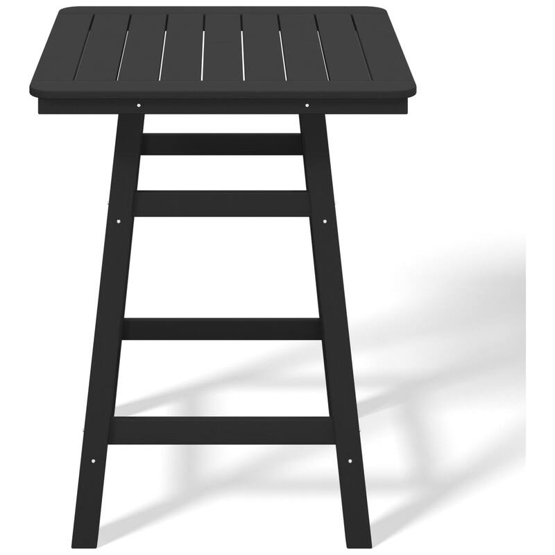 Laguna Hdpe All Weather Outdoor Patio 30" Square Counter Bistro Table