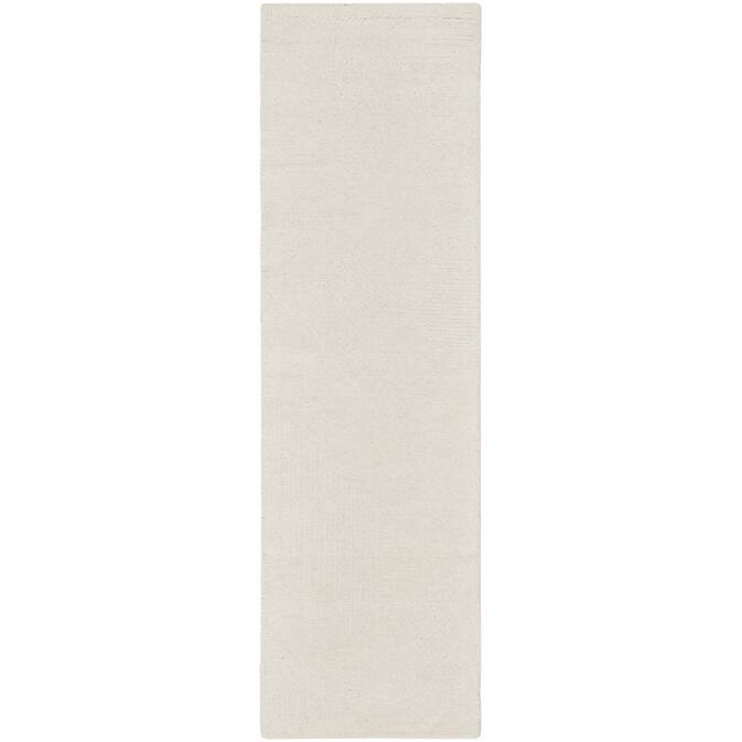 DKNY Pure Patterns Indoor only Abstract Area Rug - Ivory - 2'3" x 7'6"