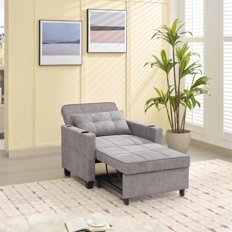 Chair Bed Convertible Chair 3-in-1 Pull Out Sleeper Chair Beds