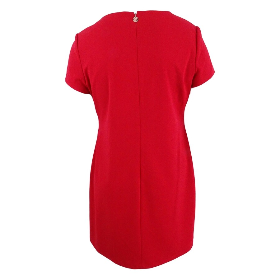 tommy hilfiger faux pocket dress