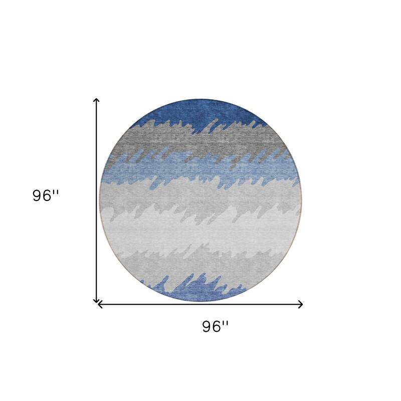 HomeRoots Striped Transitional Rectangle Outdoor Rug