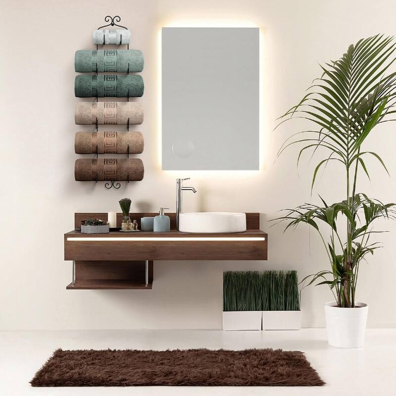 Wine Rack Wall Mounted - 6.5"D x 6"W x 45"H