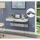 Option White Faux Marble/Glass
