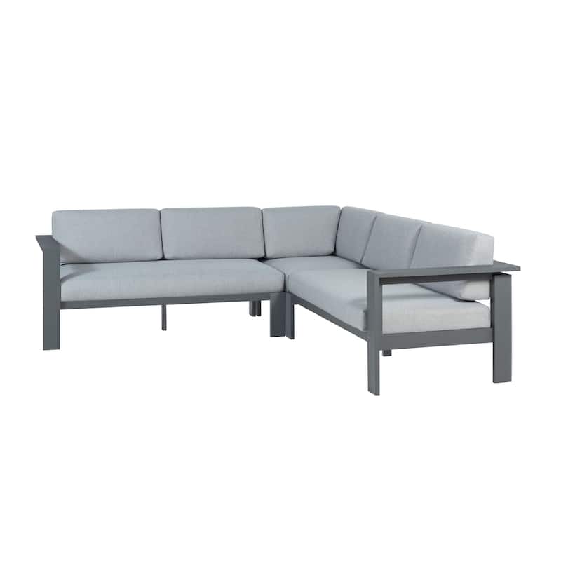 Sardinia Aluminum Frame Outdoor Sectional Sofa