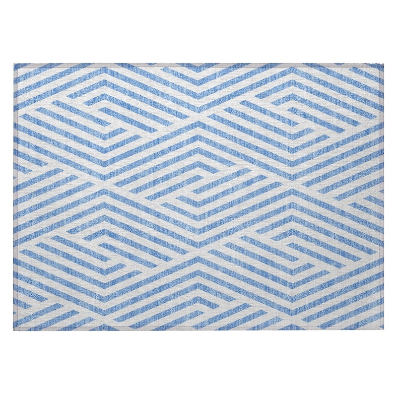 Cane Abstract Shapes Weather Resistant Versatile Elegance Outdoor Rug