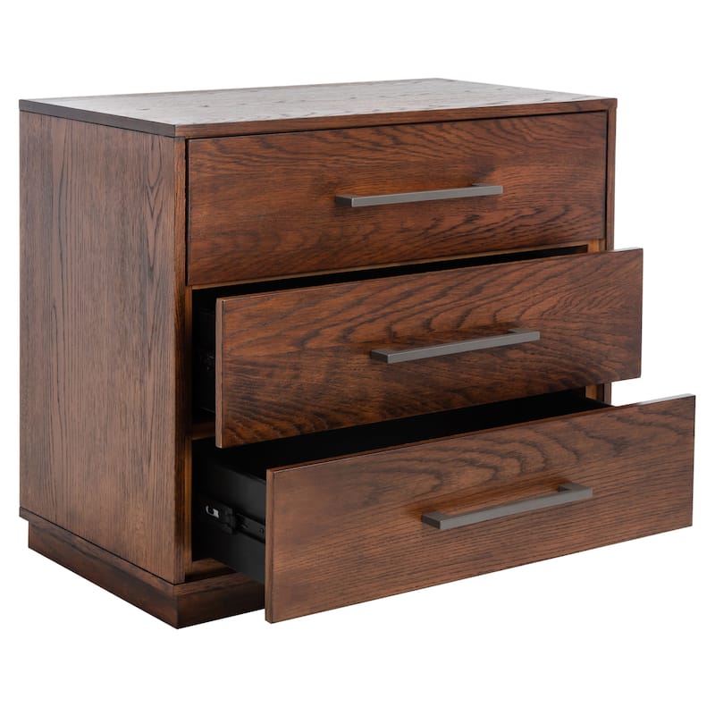 SAFAVIEH Couture Olguta 3-Drawer Nightstand