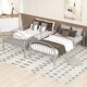 preview thumbnail 4 of 14, Multifunctional Twin over Twin Bunk Bed, Convertible to Two Beds