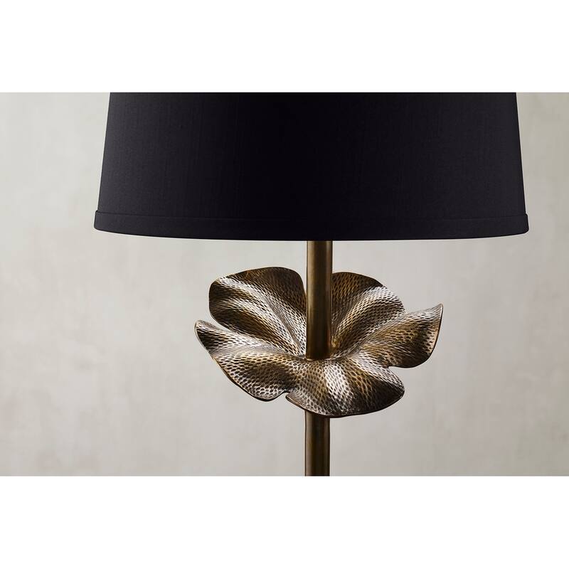 Currey & Company Metamorphosis Brass Table Lamp - 32"h x 14"dia