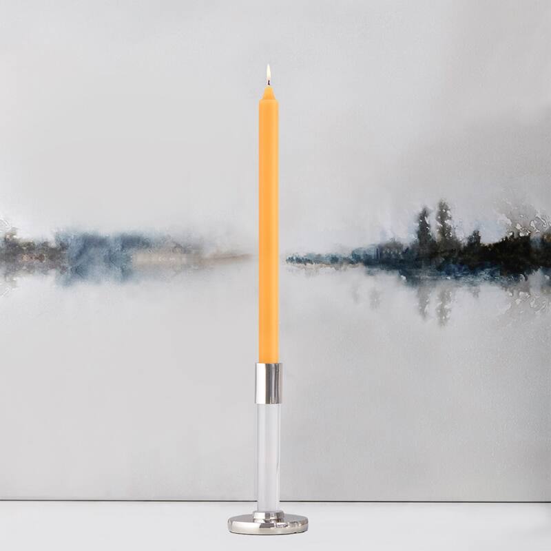 Root 12 inch Unscented Smooth Arista Taper Candles box of 12