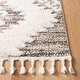 preview thumbnail 30 of 136, SAFAVIEH Moroccan Tassel Shag Iulieana Boho Tribal 2-inch Thick Rug