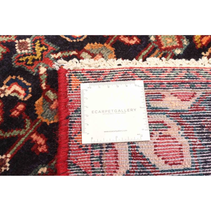 ECARPETGALLERY Hand-knotted Andelz Dark Navy Wool Rug - 2'5 x 8'11