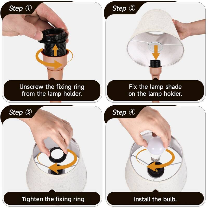 Set of 2 Pink Table Lamps (LED Bulbs Included)