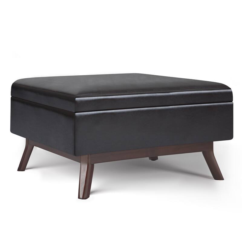 Wyndenhall Ethan Mid-century Modern Rectangular Table Ottoman