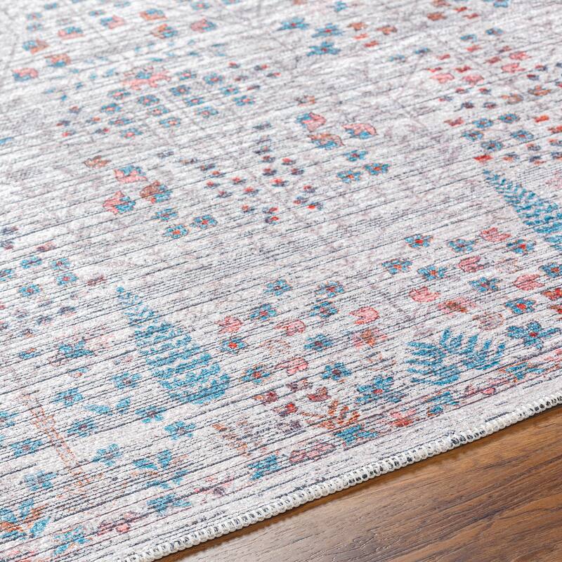 Livabliss Nolita Distressed Tree-of-Life Machine Washable Area Rug