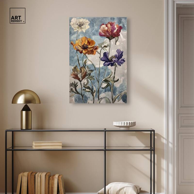 Hued Blossom II Canvas by Art Remedy, Gallery Wrapped