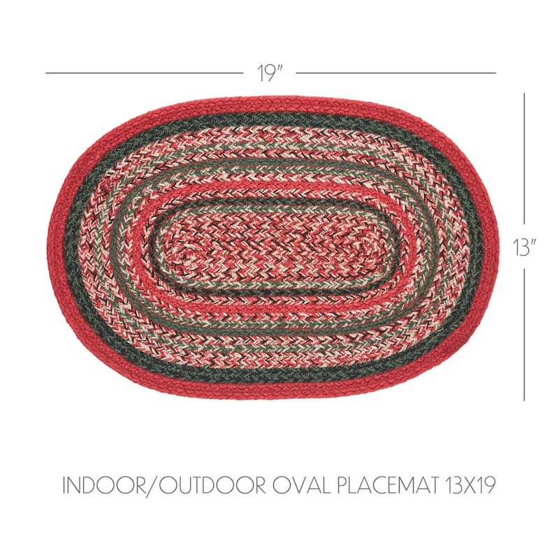 Forrester Indoor/Outdoor Oval Placemat 10x15