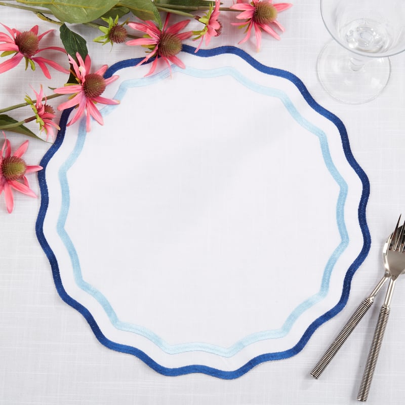 Eco Scallop Border Placemat (Set of 4)