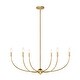 preview thumbnail 4 of 6, Shannon by Z-Lite 6 Light Chandelier in Rubbed Brass