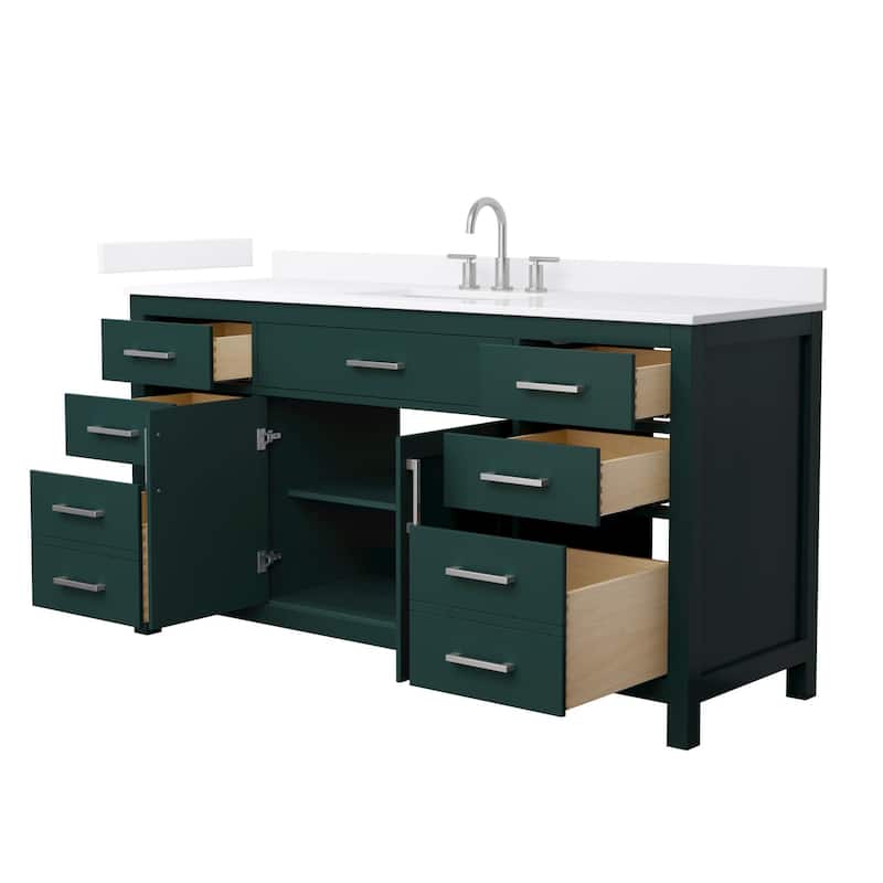 Wyndham Collection WCG2424-66S-QTZ-US3MXX Beckett 66" Free Standing