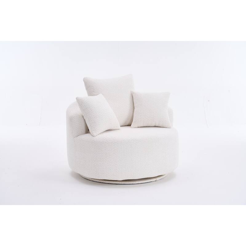 Single Seat Full Sponge Compression Swivel Chair Single Sofa