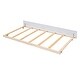 preview thumbnail 12 of 10, Twin Size Wooden House-Shaped Bed with Pull-Out Trundle, Sturdy Pine Wood Construction, Creative Sky Roof Design