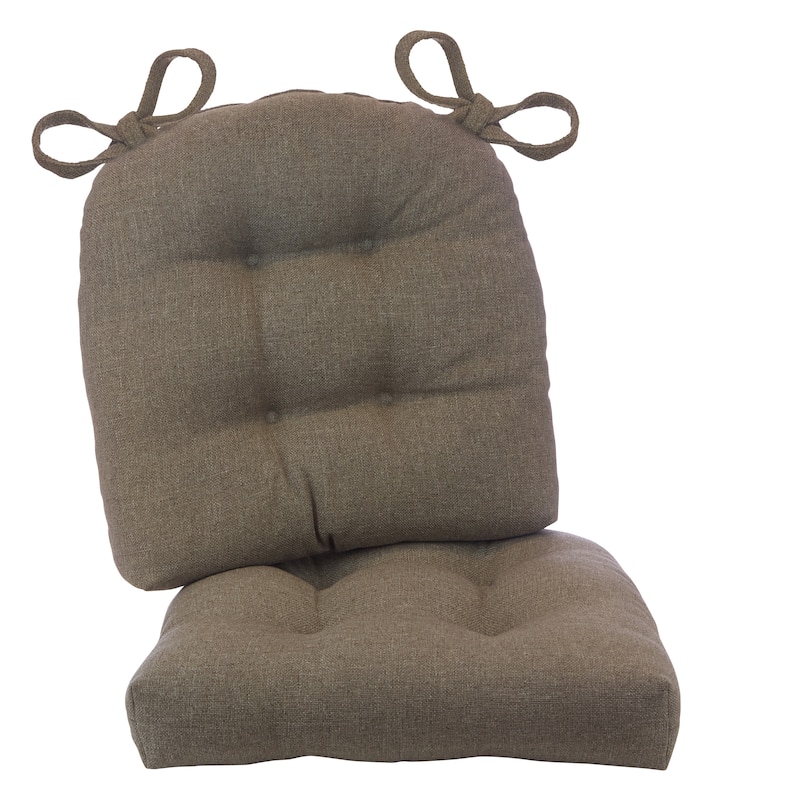 Klear Vu Outdoor U-Shaped Performance Fabric Seat Cushions Set of 2
