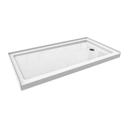 CRAFT + MAIN 6036R 60" x 36" Rectangular Shower Base with Right Drain