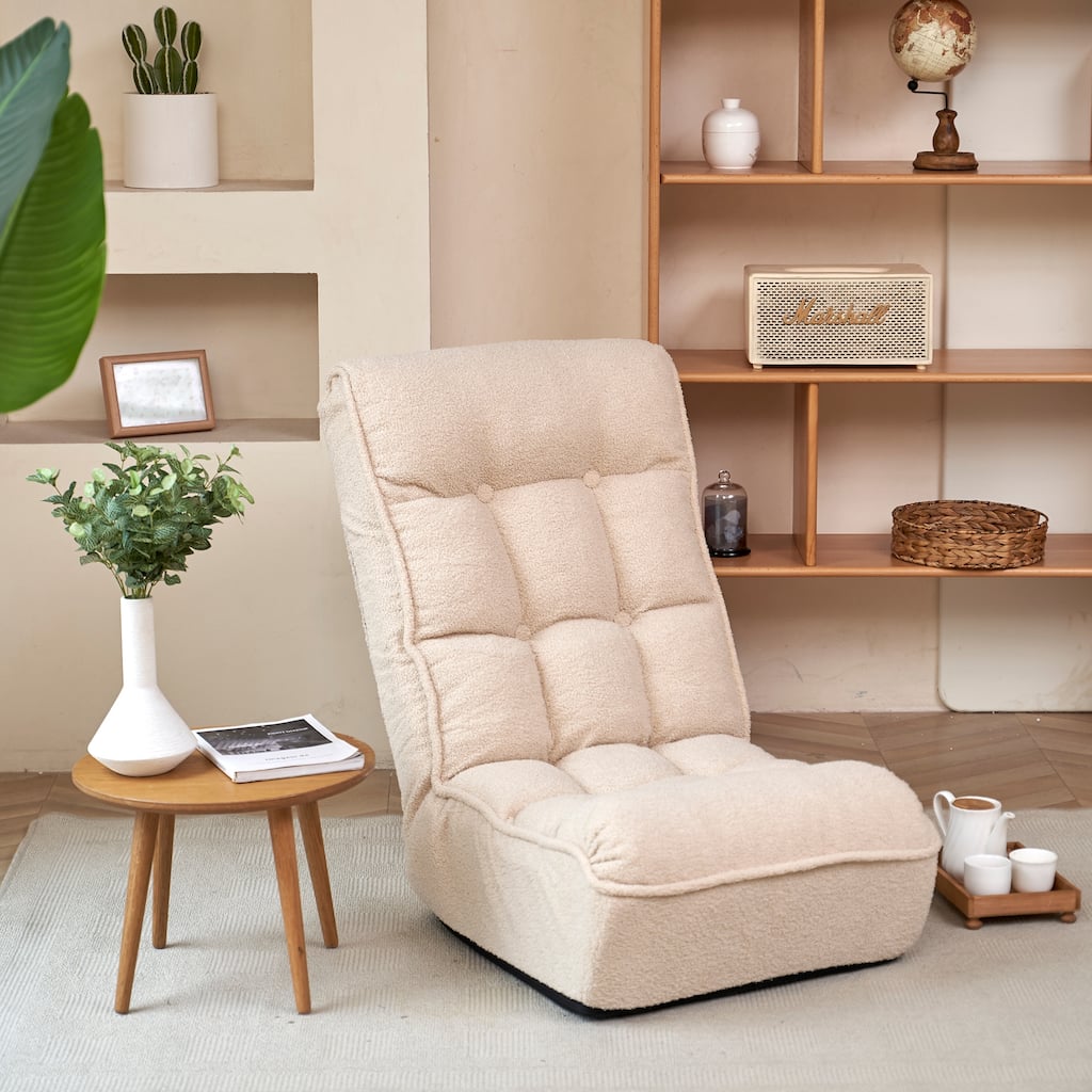 Single sofa reclining chair Japanese chair lazy sofa tatami balcony reclining chair leisure sofa adjustable chair