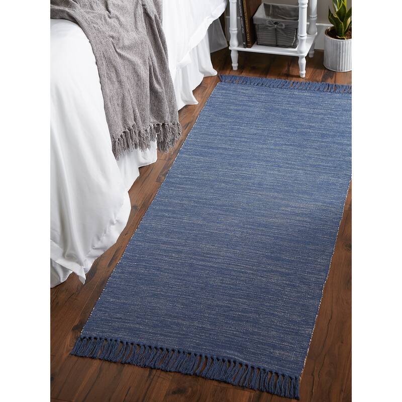 DII Gray and Off White 2-Tone Ribbed Rug 2x3 Ft - 24.0 In. L X 36.0 In. W X 0.2 In. H