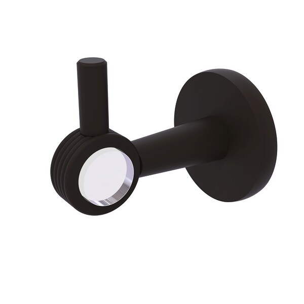 Allied Brass Clearview Collection Robe Hook with Groovy Accents