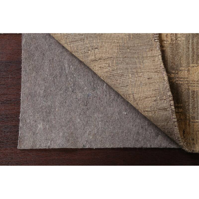 Geometric Gabbeh Kashkoli Wool Runner Rug Hand-knotted Oriental Carpet - 2'6" x 10'9"