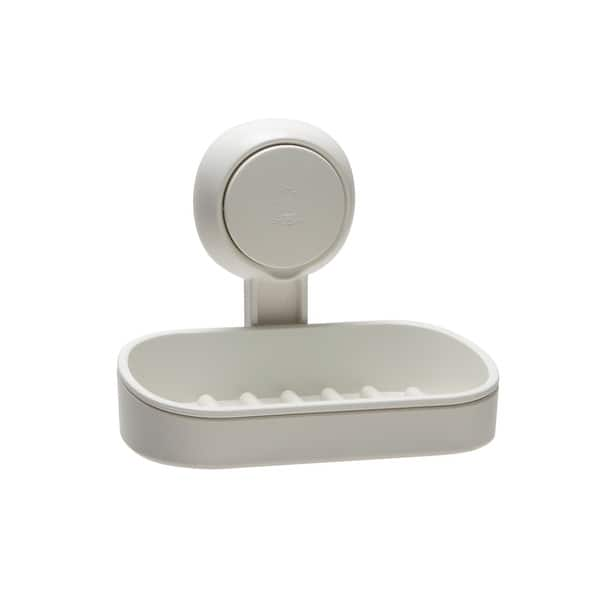 Bath Bliss Suction Cup Soap Dish, Clear