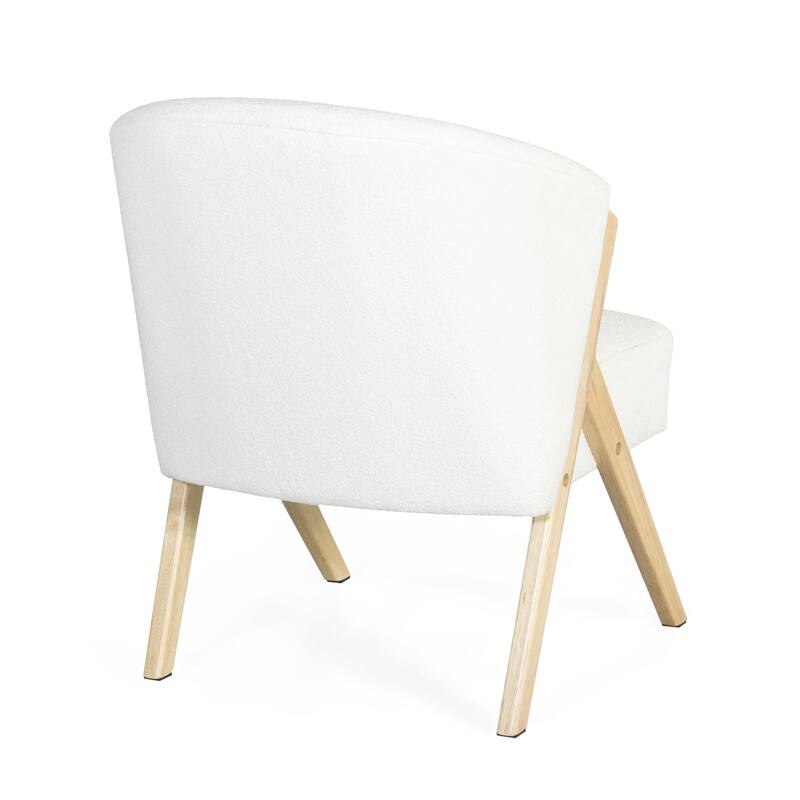 Modern Accent Chair with Sleek Design and Ergonomic Support, Ideal for Various Rooms