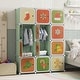preview thumbnail 26 of 68, Kids Wardrobe Closet with Hanging Section and Cute Doors
