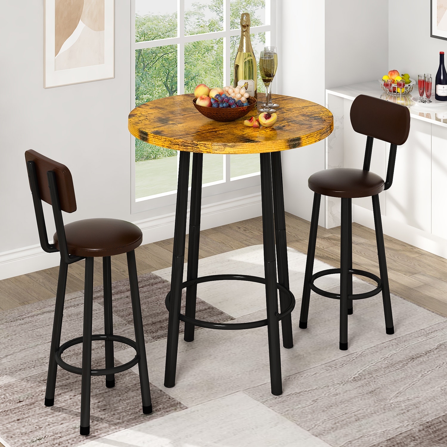Small round bar stools on sale