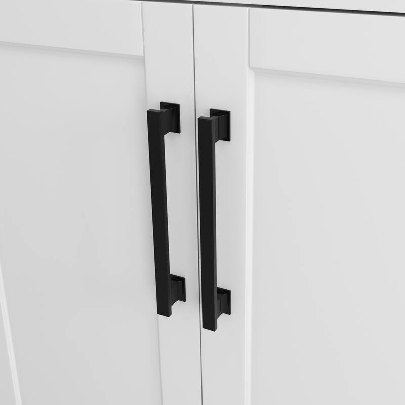 36/48/60 in. Bathroom Vanity in Wood with Ceramic Undermount Sink, Vanity with soft close Drawers