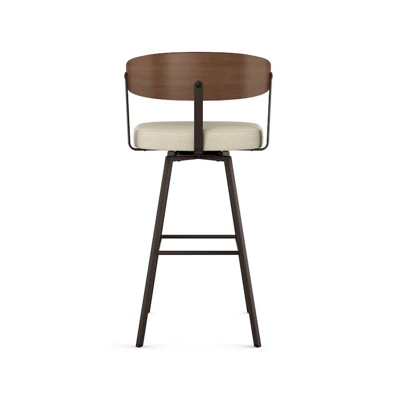 Amisco Quinton Swivel Counter and Bar Stool