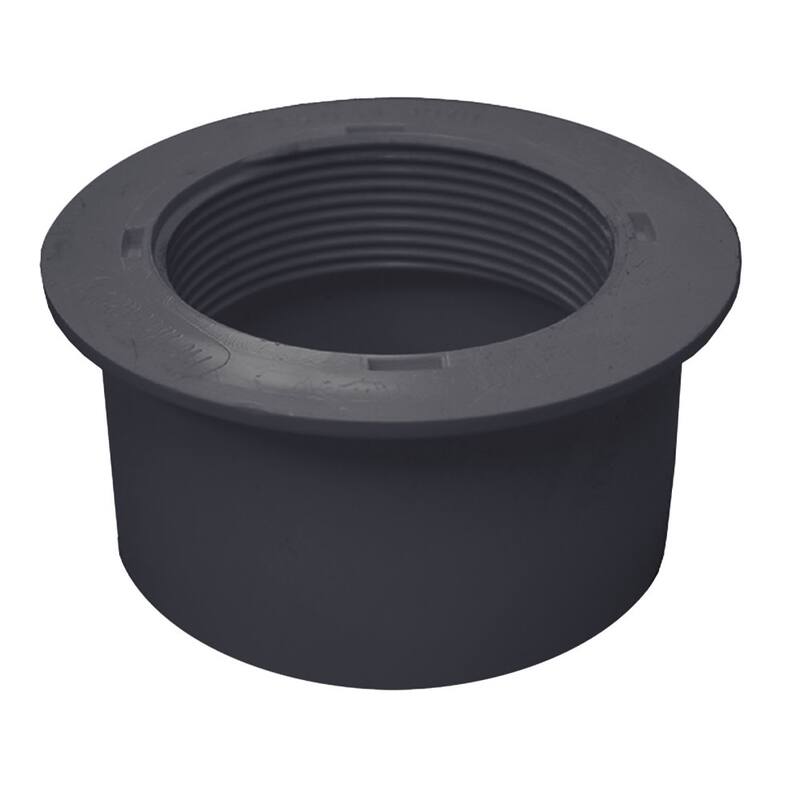 Jones Stephens D52023 3" PVC Inside Pipe Fit Drain Base for 2" Spud - Natural