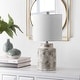 preview thumbnail 2 of 3, SAFAVIEH Lighting 19-inch Branko Ceramic Table Lamp - 10"W x 10"D x 19"H