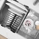 preview thumbnail 9 of 8, STYLISH 16 3/4" Over Sink Stainless Steel Dish Organizer in Graphite Black