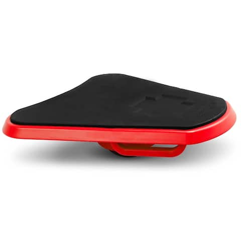 GoSports Core Hub Fitness Plank Board with Smart Phone Integration for Full Body Workouts, Red