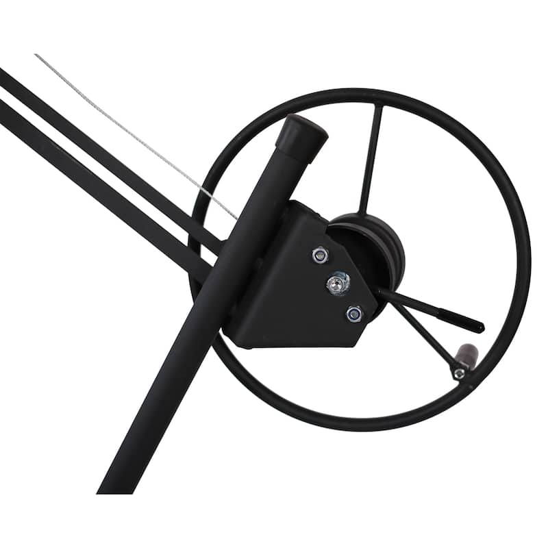 Drywall Panel hoist Drywall Lift Rolling Panel Hoist Jack Lifter 16ft black color