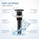 preview thumbnail 34 of 55, Pop Up Drain Stopper for Bathroom with Overflow