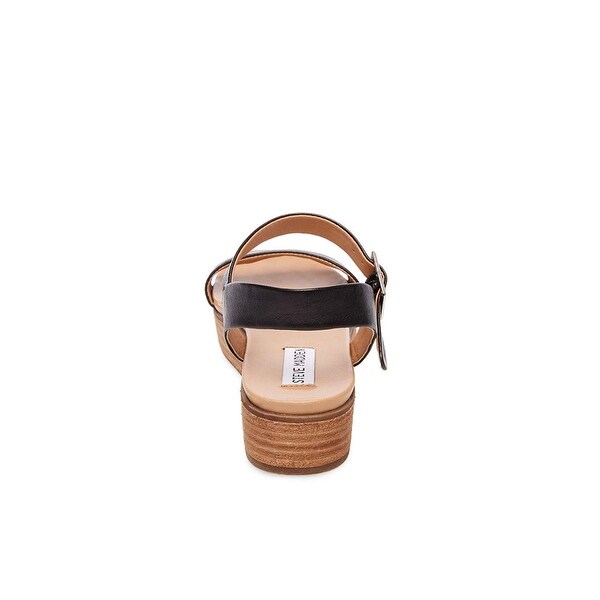 aida black leather steve madden