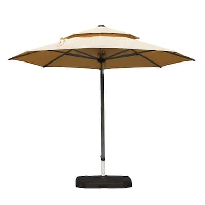 Round Cantilever Umbrella with Center Pole(Base Not Included)