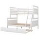 preview thumbnail 6 of 20, Kids and Baby Twin Over Full Bunk Bed With Ladder,Twin Size Trundle