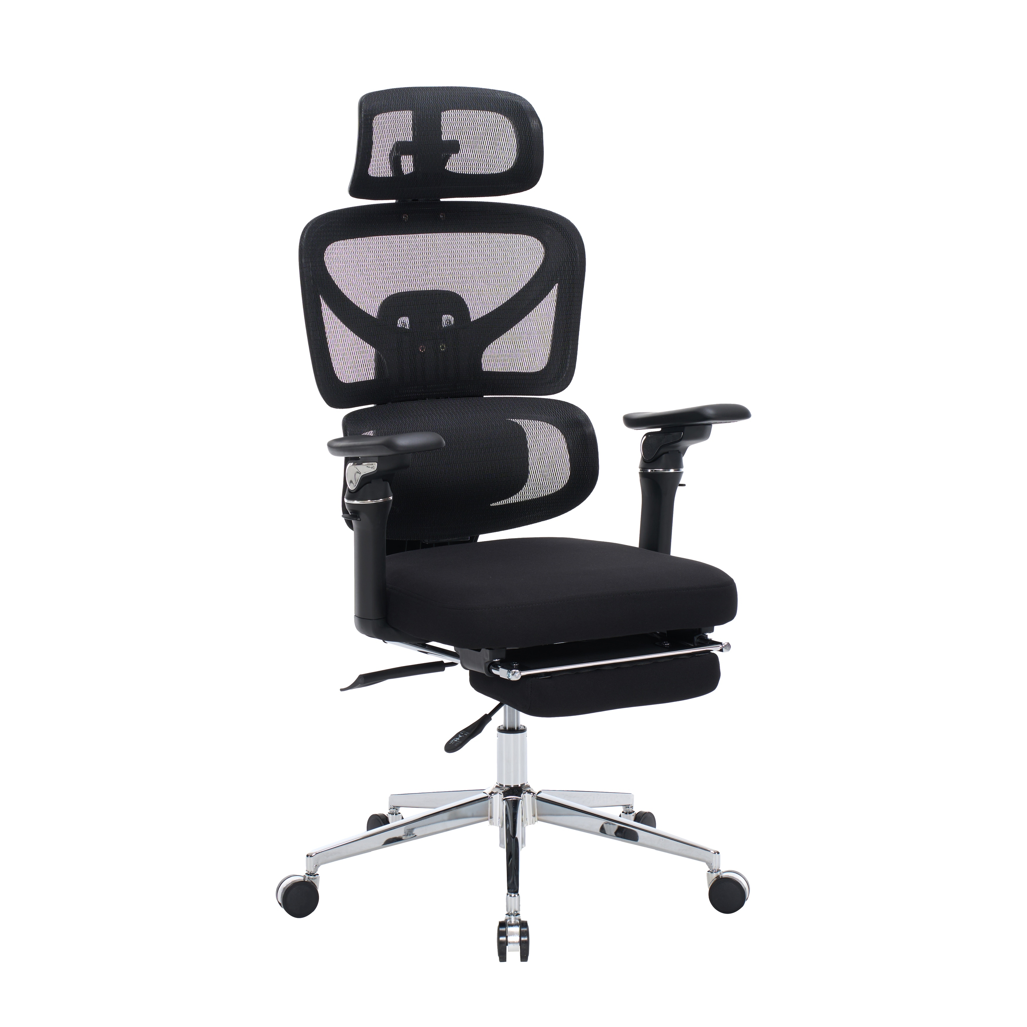 Ergonomic Home Office Desk Chair with Massage Lumbar Support,4 D Headrest, Adjustable Back High and Seat Depth