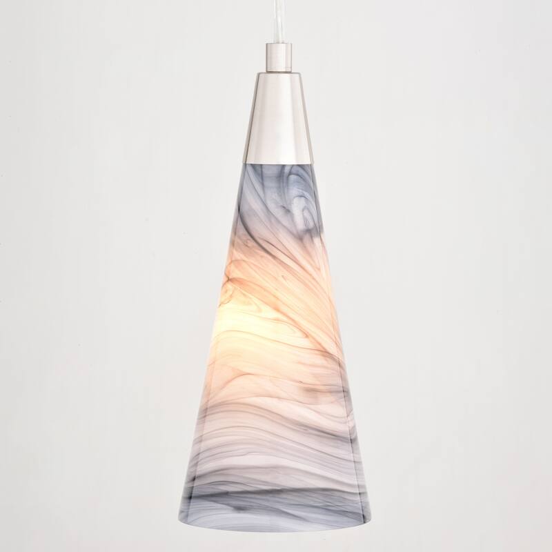 Milano Transitional Mini Pendant Ceiling Light Multi Color Art Glass