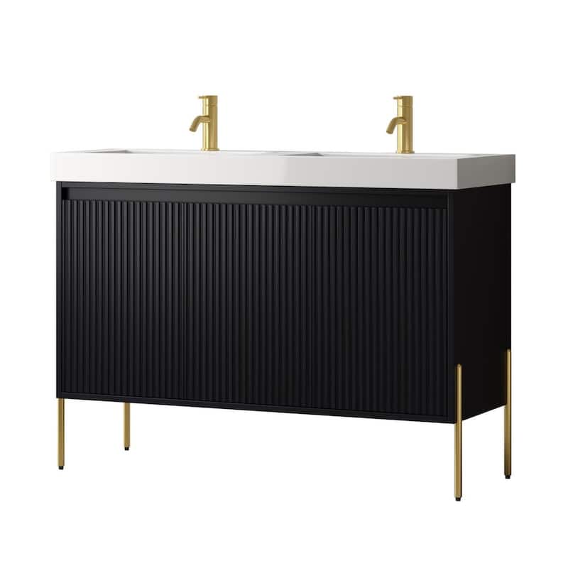 Ripple 48" Bathroom Vanity Kit (Assembly Required)